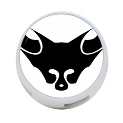 Black Fox Logo 4-port Usb Hub (one Side) by carocollins