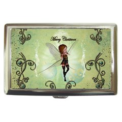 Cute Elf Playing For Christmas Cigarette Money Cases by FantasyWorld7