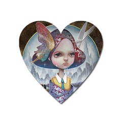 World Peace Heart Magnet by YOSUKE