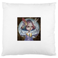 World Peace Large Cushion Cases (one Side)  by YOSUKE