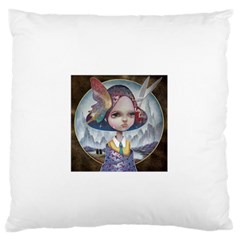 World Peace Large Flano Cushion Cases (one Side)  by YOSUKE