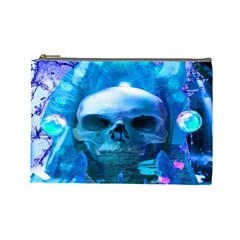 Skull Worship Cosmetic Bag (large)  by icarusismartdesigns