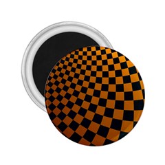 Abstract Square Checkers  2 25  Magnets by OZMedia