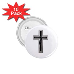 Christian Cross 1 75  Button (10 Pack)  by igorsin