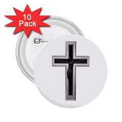 Christian Cross 2 25  Button (10 Pack) by igorsin