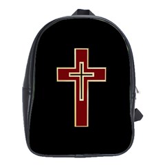 Red Christian Cross School Bag (large) by igorsin