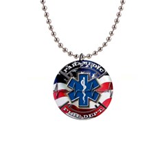 American Paramedic Button Necklaces by Bigfootshirtshop