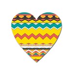 Zig zag Magnet (Heart) Front