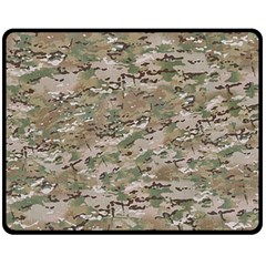 Camo Woodland Faded Fleece Blanket (medium)  by trendistuff