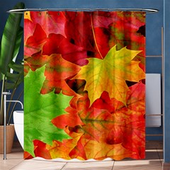 Autumn Leaves 1 Shower Curtain 60  X 72  (medium)  by trendistuff