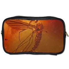 Mosquito In Amber Toiletries Bags by trendistuff