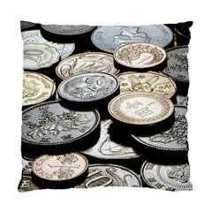 Foreign Coins Standard Cushion Cases (two Sides)  by trendistuff