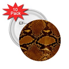 Snake Skin 2 25  Buttons (10 Pack)  by trendistuff