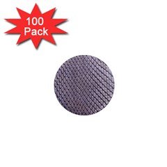 Silver Snake Skin 1  Mini Magnets (100 Pack)  by trendistuff