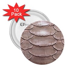 Scaly Leather 2 25  Buttons (10 Pack)  by trendistuff