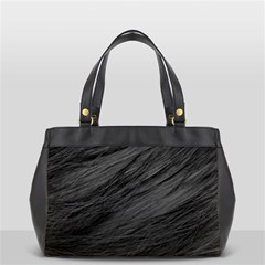 Long Haired Black Cat Fur Office Handbags by trendistuff