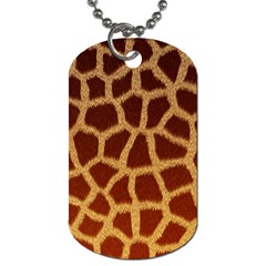 Giraffe Hide Dog Tag (two Sides) by trendistuff