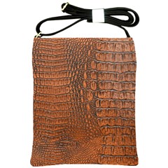 Alligator Skin Shoulder Sling Bags by trendistuff