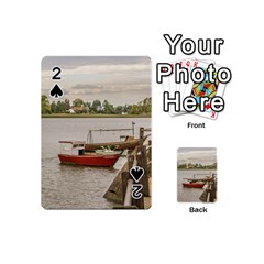 Santa Lucia River In Montevideo Uruguay Playing Cards 54 (mini)  by dflcprints