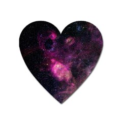 Purple Clouds Heart Magnet by trendistuff