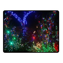 Christmas Lights 2 Double Sided Fleece Blanket (small)  by trendistuff