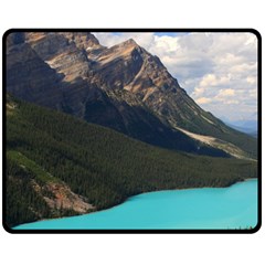 Banff National Park 3 Fleece Blanket (medium)  by trendistuff