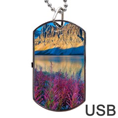 Banff National Park 1 Dog Tag Usb Flash (one Side) by trendistuff