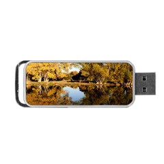 Autumn Lake Portable Usb Flash (two Sides) by trendistuff