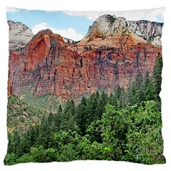 Upper Emerald Trail Large Cushion Cases (two Sides)  by trendistuff