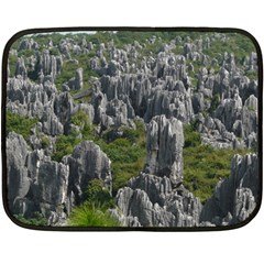 Stone Forest 1 Fleece Blanket (mini) by trendistuff