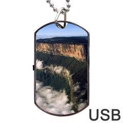 Mount Roraima 2 Dog Tag Usb Flash (one Side) by trendistuff