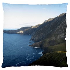 Croaghaun Cliffs Standard Flano Cushion Cases (two Sides)  by trendistuff