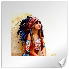 Indian 21 Canvas 16  X 16   by indianwarrior