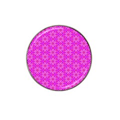 Pink Snowflakes Spinning In Winter Hat Clip Ball Marker (4 Pack) by DianeClancy