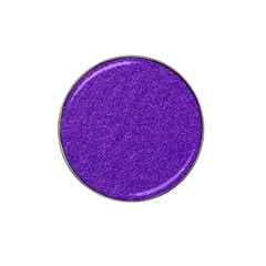 Festive Purple Glitter Texture Hat Clip Ball Marker by yoursparklingshop