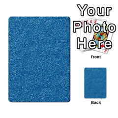 Festive Blue Glitter Texture Multi-purpose Cards (rectangle)  by yoursparklingshop