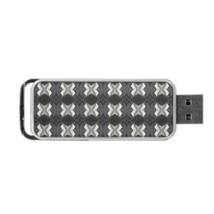 Black White Gray Crosses Portable Usb Flash (two Sides) by yoursparklingshop