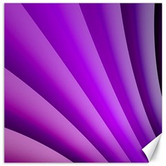 Gentle Folds Of Purple Canvas 16  X 16   by FunWithFibro