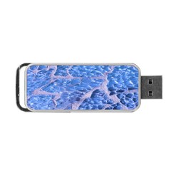 Festive Chic Light Blue Glitter Shiny Glamour Sparkles Portable Usb Flash (two Sides) by yoursparklingshop