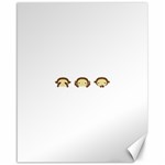 Three Wise Monkeys Canvas 16  x 20   15.75 x19.29  Canvas - 1