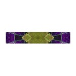 Purple Yellow Stone Abstract Flano Scarf (Mini) Back