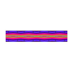 Bright Pink Purple Lines Stripes Flano Scarf (mini) by BrightVibesDesign