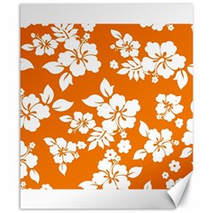 Orange Hawaiian Canvas 8  X 10  by AlohaStore