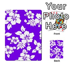 Violet Hawaiian Multi-purpose Cards (rectangle)  by AlohaStore