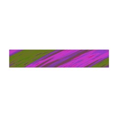 Swish Purple Green Flano Scarf (mini) by BrightVibesDesign