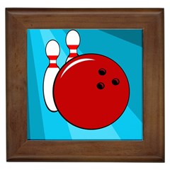 Bowling  Framed Tiles by Valentinaart