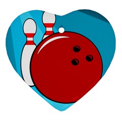 Bowling  Ornament (heart)  by Valentinaart