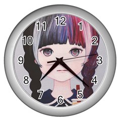 Tapioca Now 2 Wall Clocks (silver)  by kaoruhasegawa