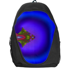 Into The Blue Fractal Backpack Bag by Fractalsandkaleidoscopes