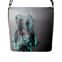 Dog Flap Messenger Bag (l)  by NSAsStore